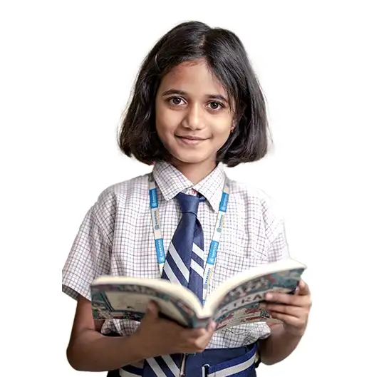 Student with book